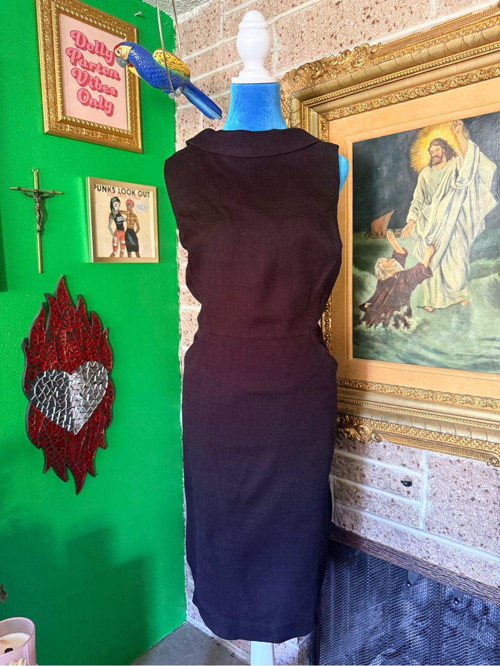 Boden Black Martha Sleeveless Sheath Dress - Picture 3 of 7